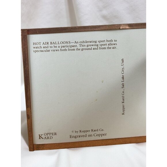 Vintage Hot Air Balloon Collector’s Duo – Crystal 3D Etched Sky Adventures Souve - Picture 4 of 7